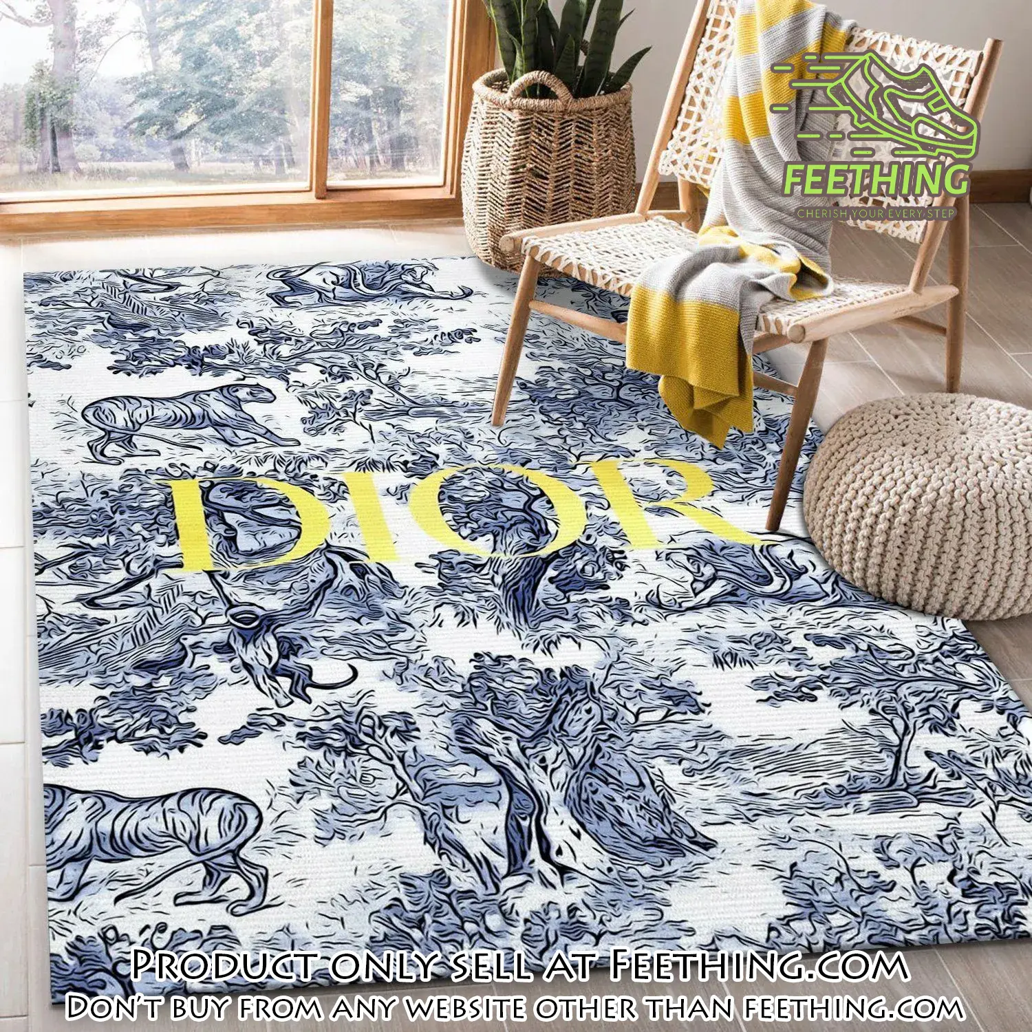 Dior rug fashion brand rug floor decor home decor ft4457671